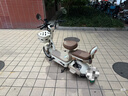 台铃电动车电动自行车48V22AH铅酸新国标可上牌电瓶车电助力代步通勤 2025年新款上新 香草白-48V22AH铅酸蓝鲸动力电池 实拍图