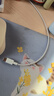华为原装6A数据线 USB Type-A转USB Type-C/1m线长/支持66W（11V6A）充电 白色CC790 实拍图