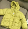 巴拉巴拉童装儿童羽绒服男童女童冬连帽外套加厚宝宝三防萌趣造型 橄榄绿40891 白鸭绒 110 cm 实拍图