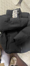 杰克·琼斯（JACK&JONES）男装秋冬季羽绒服男士短款保暖加厚宽松无帽蓄热鸭绒外套 E43纯黑色 第一批 S （170） 实拍图