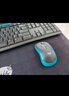 罗技（Logitech）MK275 键鼠套装 无线键鼠套装 办公键鼠套装 全尺寸 商务键鼠套装 带无线2.4G接收器 黑蓝色 实拍图
