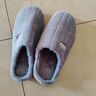 洁丽雅棉拖鞋男士秋冬季厚底保暖家居室内情侣毛绒拖鞋男冬天居家棉鞋女 灰色 46-47 【适合45-46码】 实拍图