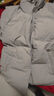 马登工装美式休闲90白鸭绒羽绒服男户外防风外套冬季男士保暖面包服 浅灰色 L 实拍图
