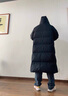 鸭鸭（YAYA）王一博同款冰壳系列户外极寒羽绒服男士新款长款情侣加厚女外套 青光黑色【现货速发】 3XL /190充绒312克 实拍图