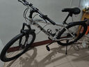 飞鸽（FG FLYING PIGEON）山地自行车成人男女变速山地车青少年中小学生车越野户外骑行单车 【铝合金】G8002代-辐条轮-白色 27.5寸轮组（适合170-190cm） 21速入门版 实拍图