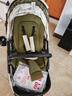 TianRui婴儿推车高景观可坐可躺双向轻便折叠避震新生儿宝宝推车婴儿车 二代旗舰版-摩卡绿  皮质顶棚 实拍图