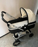 纽贝耳newber婴儿车 婴儿推车 婴儿车0-3岁用折叠可坐可躺带减震 可换向 墨影 防风保暖罩+防蚊罩+护脊板 实拍图