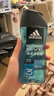 阿迪达斯 （adidas）男士沐浴露洗发洁面三效合一 补水保湿游泳去氯 旅行装小瓶350ml 实拍图