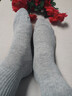 顶瓜瓜100%袜子纯棉男冬季男运动中筒袜【10A抗菌防臭】吸汗商务休闲袜 实拍图