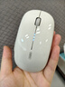 英菲克（INPHIC）M1二代无线蓝牙鼠标可充电办公轻音电量显示便携人体工学三模适用苹果惠普华为笔记本电脑ipad通用 【100%右手选这个+侧翼指托+光面】拿铁杏 实拍图