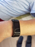 迈乐丰适用华为B7丨B6手环表带B5B3真皮时尚钢制金属商务氟橡胶防水运动替换腕带 B5手环表带【橡胶韵律黑】 实拍图