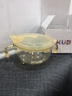 可优比（KUB）婴幼儿自主进食辅食碗PPSU鹰嘴吸管辅食碗宝宝米糊辅食碗带吸管 可优比吸管辅食碗鹰嘴款-琥珀色 实拍图
