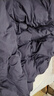 无印良品100%白鹅羽毛绒丝被子冬被约6.6斤【填充2000g】220*240cm扭花灰 实拍图