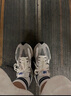 NEW BALANCE NB327 官方休闲鞋男鞋女鞋情侣复古舒适增高元祖灰情侣运动鞋 灰色/白色 MS327LAB 42 (脚长26.5cm) 实拍图