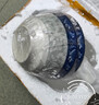 德蒂芙碗盘碟套装家用景德镇碗筷陶瓷器吃饭碗菜盘面汤碗鱼盘勺组合餐具 蓝青花2碗2勺 实拍图