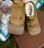 骆驼（CAMEL）【王俊凯同款】加绒马丁靴男鞋秋冬新款大黄靴女户外工装登山靴子 GE122W7757T 金黄色（男款） 41 实拍图