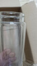 【⭐京东物流配送】高硼硅双层玻璃杯大容量泡茶杯水杯子茶水分离 【活动】 350ml 1只 实拍图