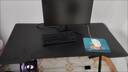 奥伦福特  电脑桌台式家用电竞游戏桌办公书桌简约书房写字桌子 碳纤维纹路单桌-100*60 升级款电竞桌 实拍图