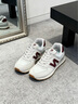 NEW BALANCE NB574官方休闲鞋女鞋复古舒适秋冬透气网鞋轻便百搭潮流运动鞋 米白色 WL574RCF 36.5 (脚长23cm)尺码详询客服 实拍图