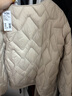 雪中飞新款时尚百搭经典斜插大口袋防风袖口保暖女士短款羽绒服女 奶茶米|7432 XL /175/96A 实拍图