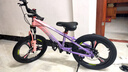 凤凰山地自行车男女变速山地车碟刹青少年儿童自行车学生单车 星际 粉紫【单速+三刀轮】 20寸【适合125-160cm】 实拍图