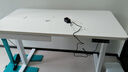 乐歌E2S电动升降桌电脑桌椅一套站立办公直播家用小户型卧室书桌 【配件全家桶套装】白色套装+抽屉+增高台 【包安装|配件另购】1.2*0.6m 【加厚】环保桌板 实拍图