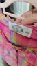美标100%棉春秋七分袖纯棉格子睡衣女士家居服七夕送老婆 玫红 M  实拍图