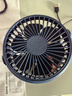 台式小风扇桌面风扇小型家用静音办公室桌面上usb风扇学生宿舍电风扇 【5吋一档直插款】静音大风力【深邃蓝】 实拍图