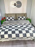 南极人冬季牛奶绒被子1.5米x2米可拆洗加厚冬被宿舍单人保暖棉被芯被褥 大方格蓝【加厚保暖 可拆洗】 150x200cm【被套+棉被】重约7斤 实拍图
