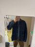 盖璞男装2025秋季新款纯棉工装拼接翻领多口袋夹克外套美版823703 深色水洗 L 美码  XL亚洲码185/104A 实拍图
