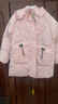 G.duck女童羽绒服免洗易打理中长款韩版儿童防风白鸭绒加厚保暖中大童 馨粉色 8288 170 实拍图