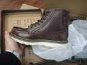 CAT卡特马丁靴工装靴男鞋经典款BRAVADO轻户外复古时尚牛皮机车靴 深棕P712950 41 实拍图