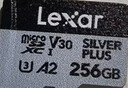 雷克沙（Lexar）256GB TF(MicroSD)存储卡 V30 4K 读205MB/s 无人机运动相机Pocket3官方推荐内存卡(SILVER PLUS) 实拍图