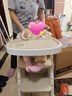 巧乐熊儿童餐椅多功能0到6岁可调节可折叠婴儿家用成长椅宝宝餐椅可冲洗 奶咖白【豪华版】成长椅+餐盘+安全带+一体垫 实拍图