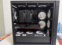 先马（SAMA）朱雀5 黑色 游戏电脑主机箱 玻璃侧透/宽体五金/独立电源仓/支持长显卡/背线/360水冷/E-ATX主板 实拍图