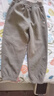 巴布豆儿童裤子秋冬季男童加绒保暖女童灯芯绒长裤时尚宽松潮流童装 【春秋款】卡其 130 实拍图
