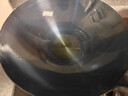 荣事达（Royalstar）章丘手工锻打铁锅圆底老式炒锅无涂层不粘炒菜锅燃气灶无盖32cm 实拍图