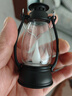 【露营灯】创意复古手提小夜灯网红迷你氛围小马灯桌面摆拍油灯 复古手提小夜灯【黑色1个】 实拍图