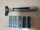 【京东配送 吉列同款】手动剃须刀手动刮胡刀防刮伤双层刀片旅行便携刮胡刀男士金属刀架 ⭐ 1刀架 6刀头 实拍图