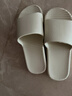DFBK日本工艺静音拖鞋防臭防滑2025新款家居室内软底无声女招待客人家 白色【EVA一体成型经久耐穿静 36-37【标准码】 实拍图