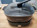 九阳（Joyoung）电火锅火锅专用锅【九阳秒涮】分体式家用电炒锅电煮锅多用途料理锅烤涮一体两用锅快涮锅 6L 【鸳鸯锅不带烤盘】G595 实拍图