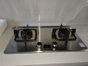 林内（Rinnai）燃气灶家用嵌入式天燃气灶【家电国家补贴20%】台嵌两用5.2kW双眼猛火定时灶具 不锈钢2E08MTX 实拍图