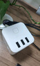 公牛（BULL）30WPD苹果快充魔方插座/插线板/插排/接线板 Type-c+USB+3插孔 全长1.5米白色GNV-UU2303B总控开关 实拍图