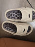 按摩保健指压板拖鞋男士潮流韩版防滑外穿加厚透气按摩居家拖鞋男 卡棕 41 实拍图