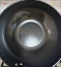 炊大皇炒锅铁锅健康0无涂层蜂窝纹32cm家用炒菜锅玄铁XT32CGH 实拍图