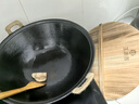 王源吉铁锅炒锅双耳苏锅王老式家用圆底无涂层手工龟纹大肚不粘炒锅40cm 实拍图