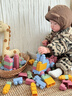 泰迪拾光婴儿软胶积木0-3岁可啃咬玩具大颗粒儿童宝宝手指精细锻炼90颗粒 实拍图