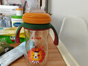 日康（rikang）吸管奶瓶 9个月+带重力球宽口奶瓶 PPSU带手柄300ml N1062 黄色 实拍图
