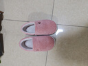 京东京造【厚底防滑】棉拖鞋女秋冬拖鞋室内居家毛拖保暖全包粉红色40-41 实拍图