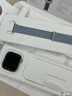 Apple/苹果 Watch Series 10 智能手表GPS款46毫米银色铝金属表壳丹宁色运动型表带M/L MX223CH/B 实拍图